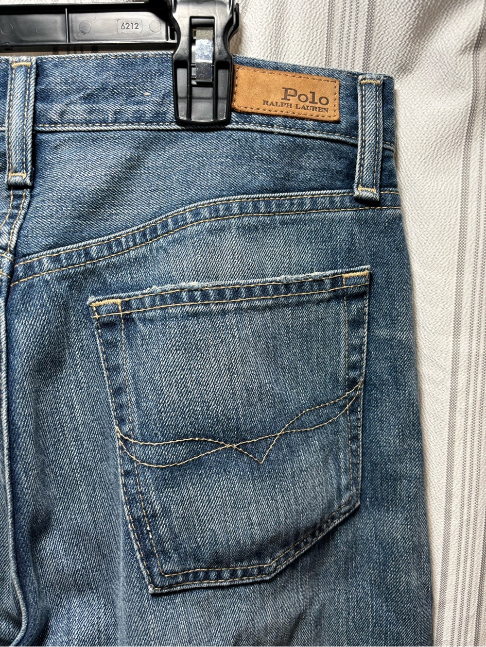 Polo Ralph Lauren The Callen High Rise Slim Jeans Blue 28R Button Fly